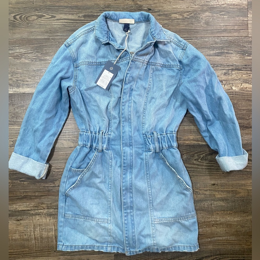 Women's Light Blue Denim Dress (Size 0) Universal Thread